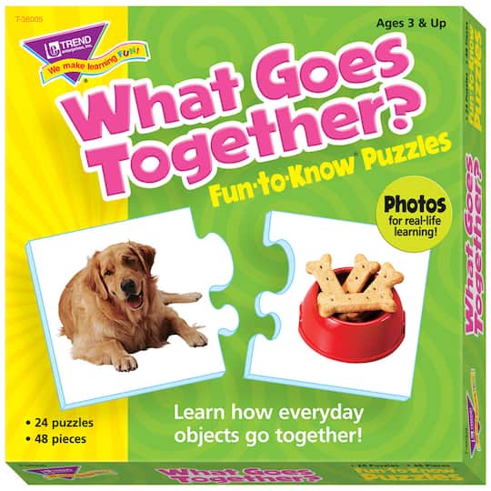 Trend Enterprises&#xAE; What Goes Together? Fun-to-Know Puzzles